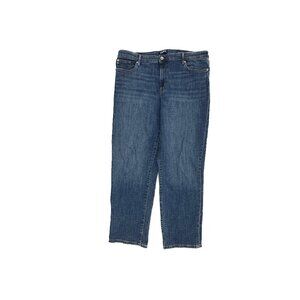 Chaps Slim Boyfriend Women's size 14 Dark Wash Blue Denim Jeans